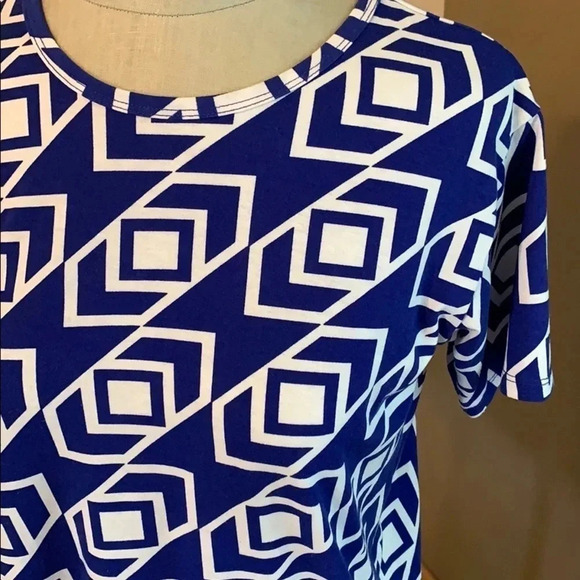 LuLaRoe girls Irma tunic size 14 - Picture 2 of 5